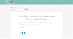 Desktop Screenshot of blog.exportnow.com